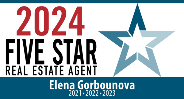 2024 Five Star Real Estate Agent Elena Gorbounova